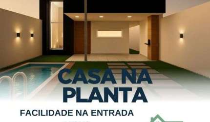 Casa Moderna, em construção – 152m² | Entrada Facilitada