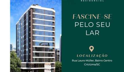 Apartamento para Venda em Criciúma, Centro, 3 dormitórios, 3 suítes, 4 banheiros, 2 vagas