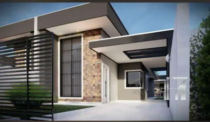 Casa para Venda em Fazenda Rio Grande, Eucaliptos, 3 dormitórios, 1 suíte, 1 banheiro, 1 vaga