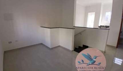 Casa em Condomínio para Venda em Praia Grande, Aviação, 2 dormitórios, 1 banheiro, 1 vaga