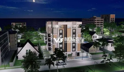 Apartamento com 2 dormitórios à venda, 67 m² por R$ 446.913 - Balneário Gaivotas - Matinhos/PR