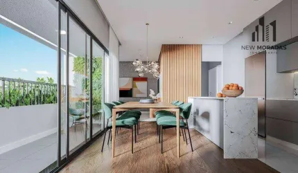 Apartamento 2 dormitórios à venda, 57 m²- Portão - Curitiba/PR