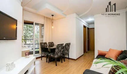 Casa Blanca, Apartamento 3 quartos, churrasqueira  à venda, 59 m² - Novo Mundo.
