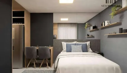 Studio com 1 dormitório à venda, 20 m² - Mercês - Curitiba/PR