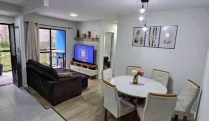 Eleva Arvoredo, Apartamento 3 quartos, sacada c/ churrasqueira, à venda, 68 m²- Campo Comprido -