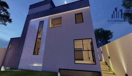 Sobrado à venda, 202 m² por R$ 1.250.000,00 - Lindóia - Curitiba/PR