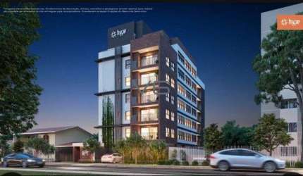 Apartamento tipo studio com 28m² privativos, 1 quarto, no Água Verde, Curitiba - PR.