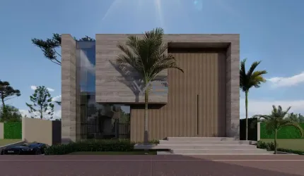 Casa alto padrão com 500 m² privativos, 4 suítes, piscina, 4 vagas de garagem, no Batel, Curitiba - PR.