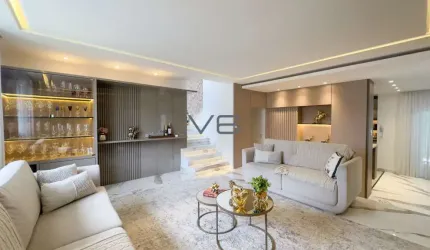 Casa Alto Padrão com 308m² privativos, 3 quartos com Suíte 3 vagas de garagem, no Boqueirão, Curitiba - PR.