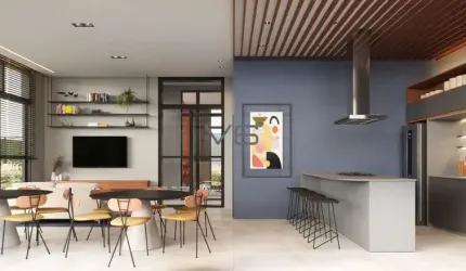 Apartamento Padrão com 3 quartos com suíte, 75m² privativos, com sacada, no Novo Mundo, Curitiba - PR.