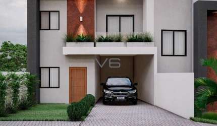 Casa padrão com 3 quartos, 170m² privativos, 2 vagas de garagem, no Abranches, Curitiba - PR.