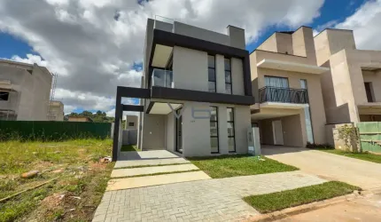 Casa em Condomínio, com 3 quartos, 148 m² privativos, 2 vagas de garagem, no Santa Candia, Curitiba - PR