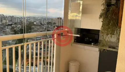 Apartamento à venda com 2 quartos, 1 suíte e 2 vagas de garagem no Campestre em Santo André-SP