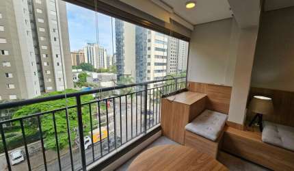 Apartamento com 1 quarto à venda na Alameda Iraé, 664, Moema, São Paulo por R$ 660.000