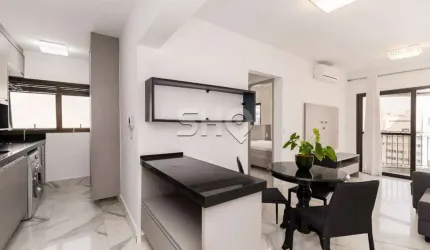 Apartamento com 1 quarto para alugar na Rua Leopoldo Couto de Magalhães Júnior, 540, Itaim Bibi, São Paulo por R$ 6.000