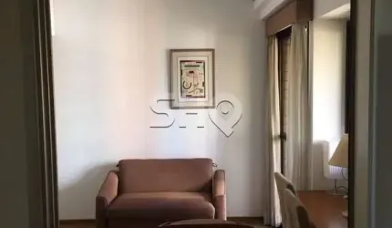 Apartamento com 1 quarto para alugar na Avenida Ibijaú, 364, Indianópolis, São Paulo por R$ 4.150
