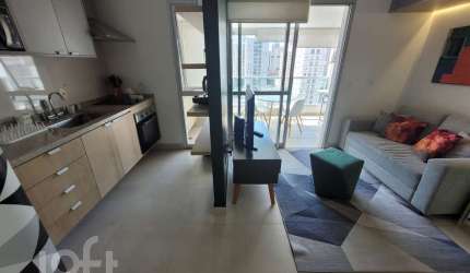 Apartamento com 1 quarto à venda na Avenida Aratãs, 400, Moema, São Paulo por R$ 735.000
