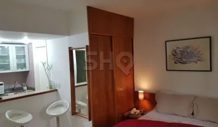 Apartamento com 1 quarto à venda na Avenida Ibijaú, 364, Indianópolis, São Paulo por R$ 770.000