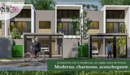 Casa com 3 quartos à venda na Rua Vicente d'Andrea, 469, Estância Pinhais, Pinhais, 139 m2 por R$ 829.000