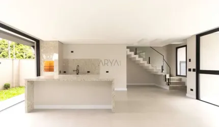 Casa em condomínio fechado com 3 quartos à venda na Rua Domingos Antônio Moro, 566, Pilarzinho, Curitiba, 166 m2 por R$ 1.550.000