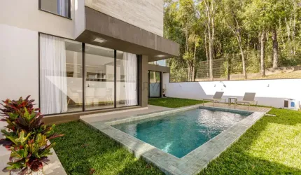 Casa em condomínio fechado com 4 quartos à venda na Avenida Fredolin Wolf, 3121, São João, Curitiba, 425 m2 por R$ 3.995.000