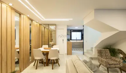 Casa em condomínio fechado com 3 quartos à venda na Rua Tommaso Campanella, 365, Barreirinha, Curitiba, 84 m2 por R$ 600.000