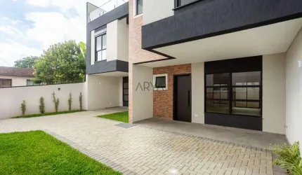 Casa em condomínio fechado com 3 quartos à venda na Rua João Batista Casagrande, 140, Santa Felicidade, Curitiba, 170 m2 por R$ 1.080.000