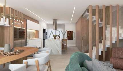 Casa em condomínio fechado com 3 quartos à venda na Rua José Sabóia Cortes, 80, Centro Cívico, Curitiba, 198 m2 por R$ 2.360.000