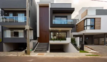 Casa em condomínio fechado com 3 quartos à venda na Rua Dilair Silvério, 260, Santa Cândida, Curitiba, 213 m2 por R$ 1.550.000
