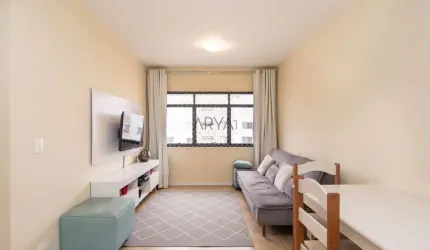 Apartamento com 1 quarto à venda na Rua Desembargador Motta, 2365, Batel, Curitiba, 38 m2 por R$ 390.000