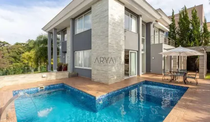 Casa em condomínio fechado com 3 quartos à venda na Rua Ari José Valle, 1200, Pilarzinho, Curitiba, 400 m2 por R$ 4.990.000