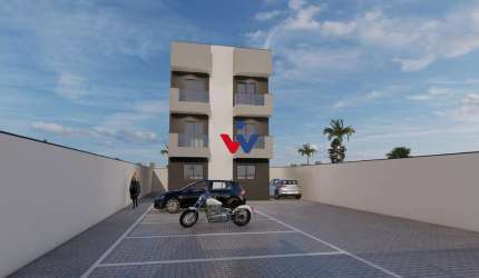 Apartamento com 1 dormitório à venda, cajuru, CURITIBA - PR