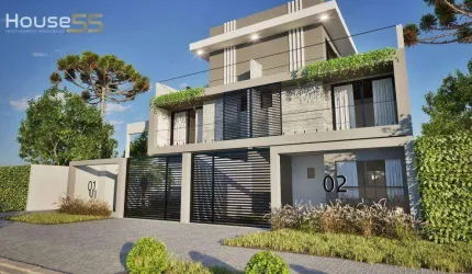 Sobrado com 3 dormitórios à venda, 158 m² por R$ 1.345.720,00 - Portão - Curitiba/PR
