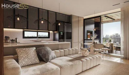 Apartamento com 2 dormitórios à venda, 90 m² por R$ 705.499,08 - Santa Quitéria - Curitiba/PR