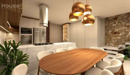 Casa com 3 dormitórios à venda, 176 m² por R$ 1.350.000,00 - Santa Cândida - Curitiba/PR
