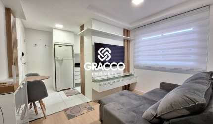 Apartamento Face Norte Mobiliado 1 Quarto - Torre com Elevador e Salão de Festas - Água Verde