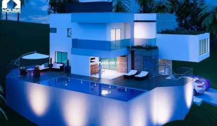 Casa com 4 quartos à venda na Alameda dos Bem-te-vis, 2, Lameirão, Guarapari por R$ 1.500.000