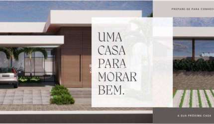 Casa térrea com 4 suítes em Condomínio Fechado