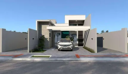Casa com 1 suíte + 2 quartos e piscina, à venda, 85 m² por R$ 549.900 - Periolo - Cascavel/PR