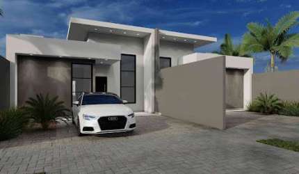 Casa com 3 quartos sendo 1 suíte à venda, 75 m² - Paraíso tropical - Cascavel/PR