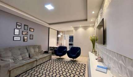 Apartamento com 108m², 2 quartos e sacada com churrasqueira em Chapecó