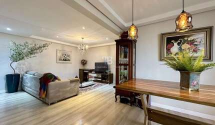 Apartamento de 3 quartos semimobiliado com sacadas no Centro de Chapecó