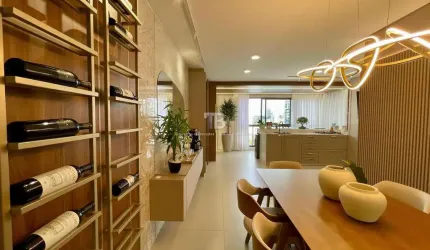 Apartamento mobiliado com 3 quartos e lazer completo no Centro de Chapecó