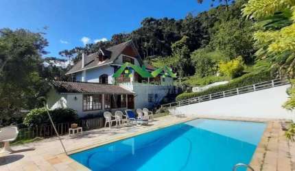 Casa para Venda em Nova Friburgo, Mury, 5 dormitórios, 2 suítes, 4 banheiros, 4 vagas