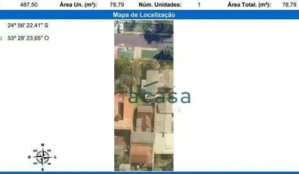 Terreno à venda, 489 m² por R$ 480.000,00 - Claudete - Cascavel/PR