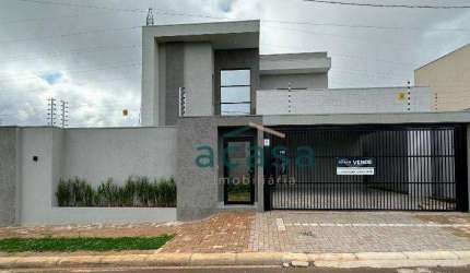 Sobrado com 3 suítes e 1 dormitório à venda, 184 m² por R$ 1.680.000 - Colinas Tropical - Cascavel/PR