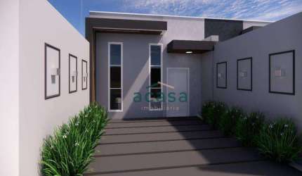 Casa com 1 suíte 2 dormitórios à venda, 70 m² por R$ 350.000 - Florais do Parana - Cascavel/PR