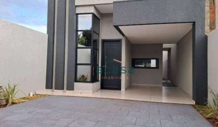 Casa com 3 dormitórios à venda, 107 m² por R$ 630.000,00 - Coqueiral - Cascavel/PR