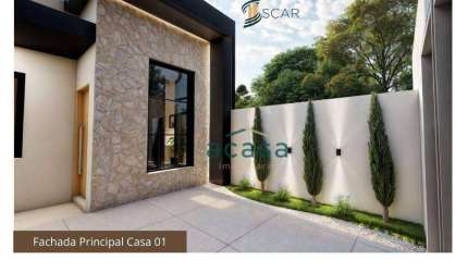 Casa térrea com 3 quartos e piscina localizada no bairro Pacaembu  por R$ 780.000 - Cascavel/PR