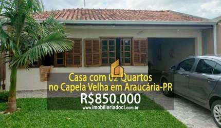 Casa com 2 dormitórios à venda, 170 m² por R$ 850.000,00 - Capela Velha - Araucária/PR